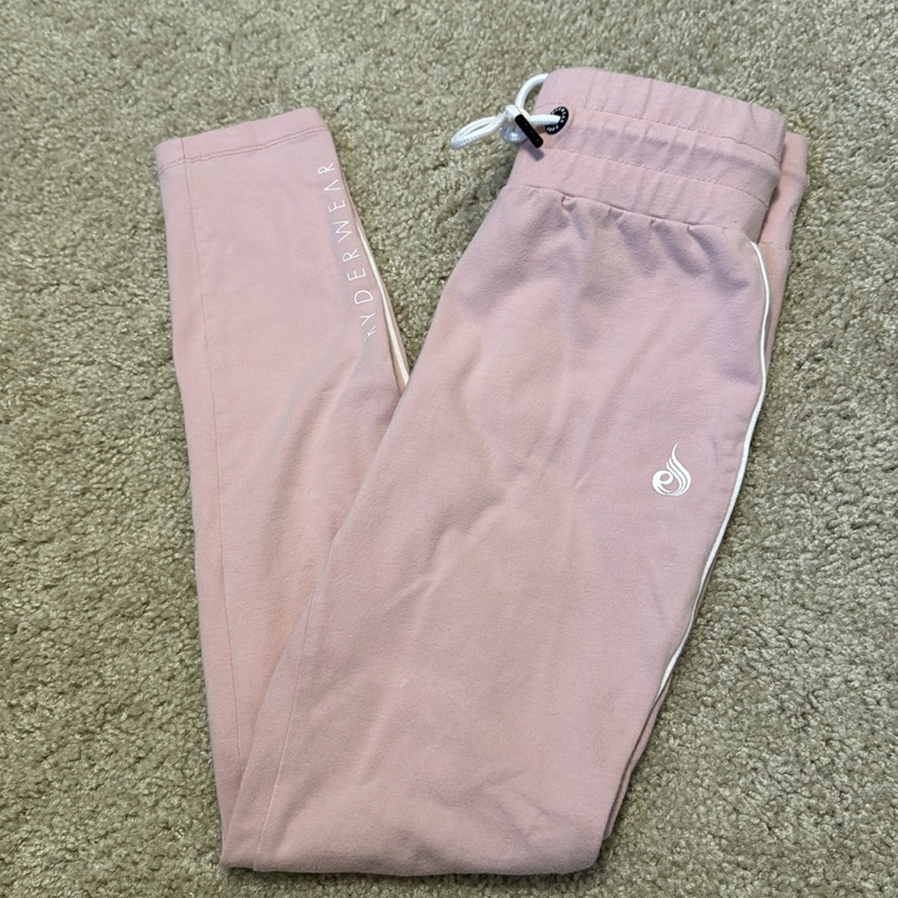 Ryderwear Pink Drawstring Leggings